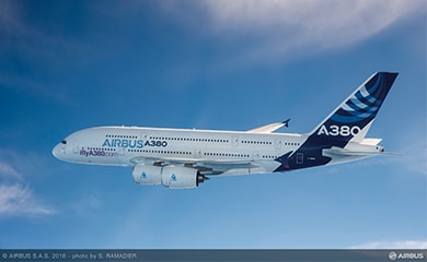 Airbus A380 using TORAYCA™ carbon fiber