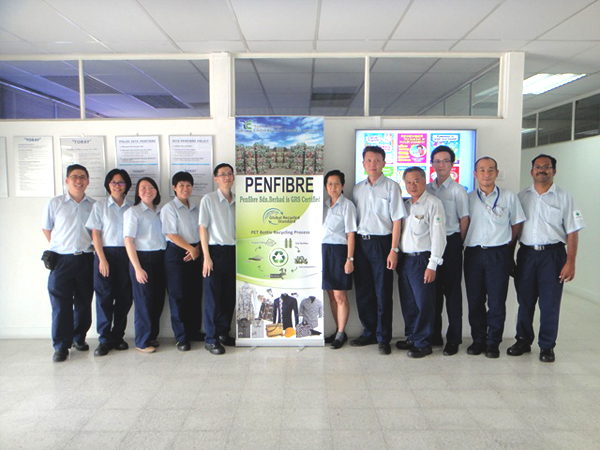 GRS Committee members of Fiber Division who contributed in obtaining the certification