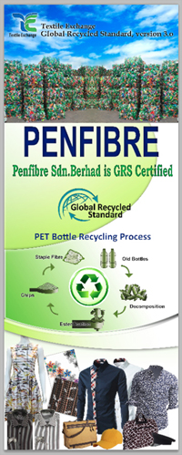 Banner created after getting the GRS certification