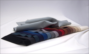 An environmentally friendly non-woven material with a suede texture "Ultrasuede® BX"