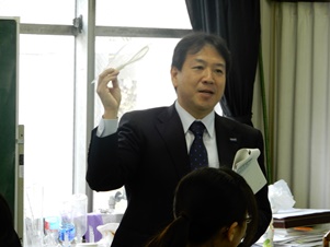 Sapporo Shinyo High School, Hokkaido Prefecture (lecturer: Yoshihiro Tada, Assistant General Manager, Tohoku Brunch)