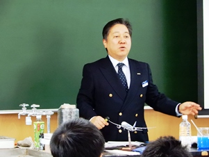 Fukui Prefectural Science and Technology High School (lecturer: Koichi Tanaka, Assistant General Manager, Hokuriku Brunch)