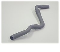 Hollow modeled piping article