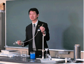 Shiga Prefectural Seta Technical High School (lecturer: Kazumasa Mizuno, Section Manager, Medical Devices Technical Dept.)　
