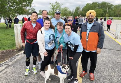 Zoltek US team pose before the race