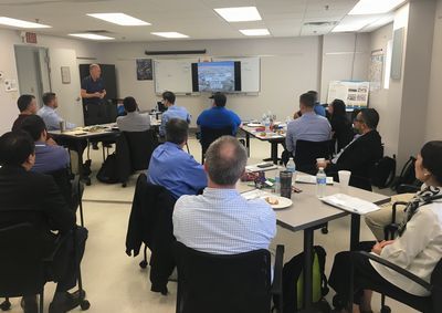 Participants listen to the lecture by TPA’s Roy