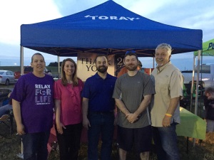 “Toray Decatur” team at Relay For Life of Morgan Decatur