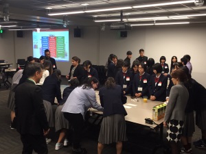 Students listen to the Science Class presentation