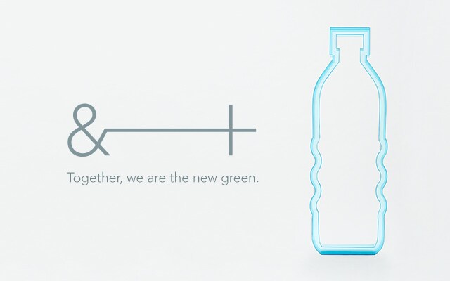 &+&trade;Fiber made from recycled PET bottles