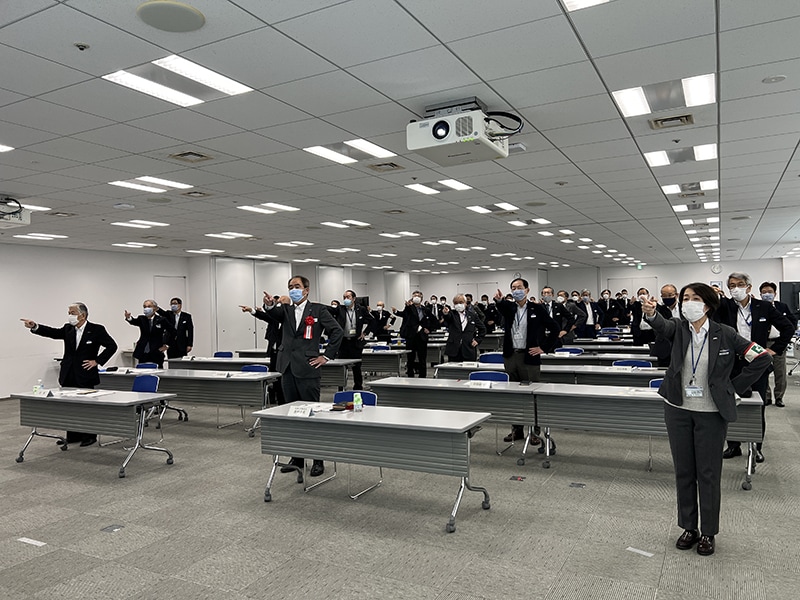 2021 Toray Group Safety Meeting at Tokyo Head Office