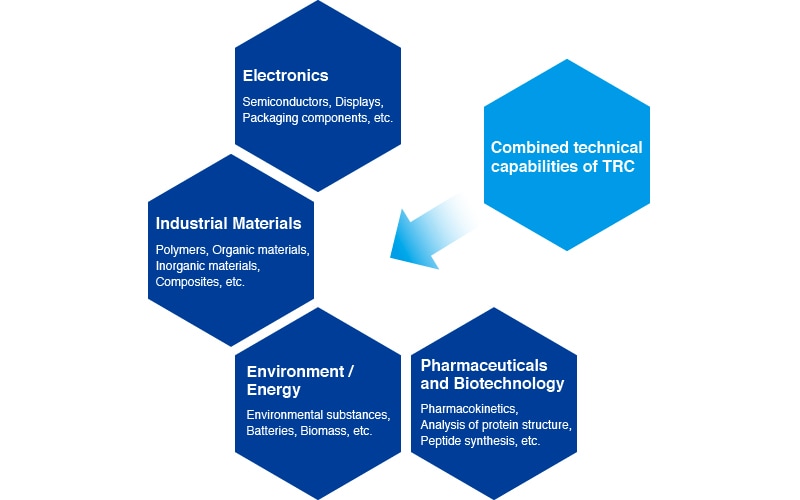 Business fields of TRC