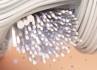 micro-polyester fibers