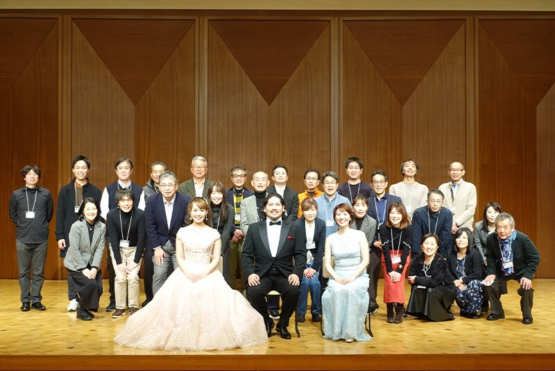 Performers and volunteers