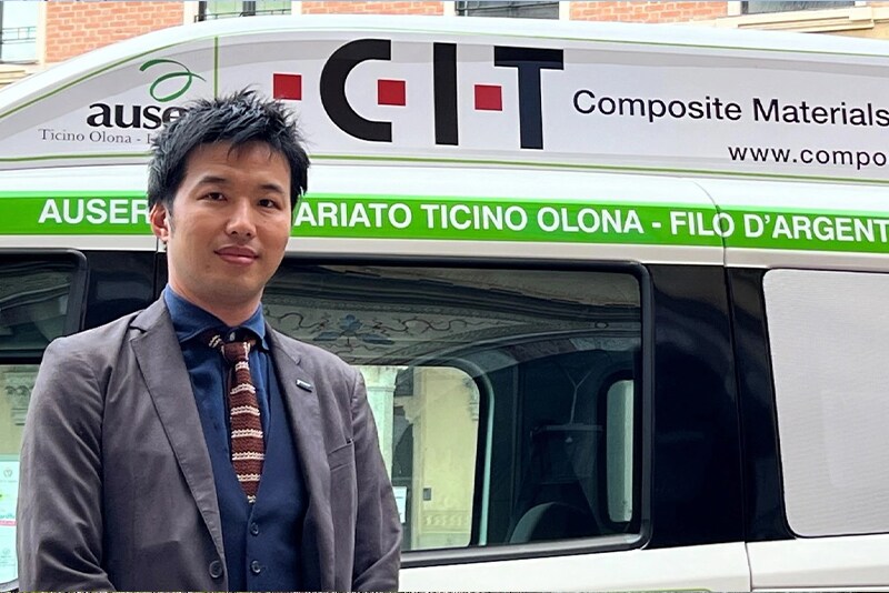 Toray was a sponsor of the “We with you” project organized by Auser (Associazione per l’invecchiamento attivo) and the Italian city of Legnano, aimed at promoting active aging for the elderly and increasing their involvement in society. The project provided wheelchair-accessible transport vehicles to support the daily lives of people with disabilities. [Composite Materials (Italy) s.r.l.]