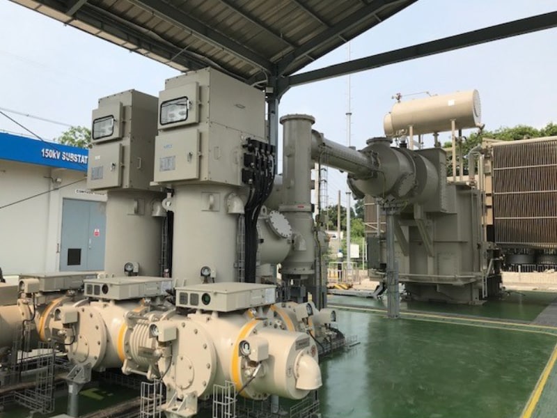 Transformer substation at P.T. Indonesia Toray Synthetics