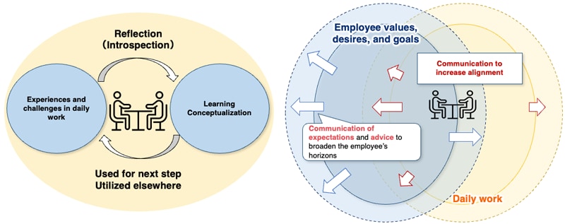 Alignment and Mutual Understanding Gained through Individual Career Meetings