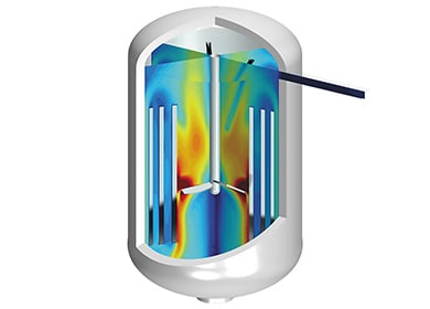 Optimization of mixing through thermo-fluid analysis