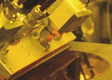 Capillary Coater for round substrates